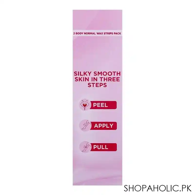 veet easy gelwax shea butter & acai berries scent normal skin wax strips, 2 pack, save rs.100/  image2