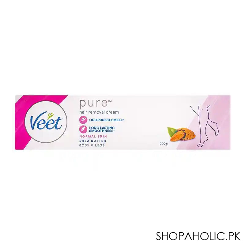 Veet Pure Shea Butter Normal Skin Hair Removal Cream, 200g - Image 2