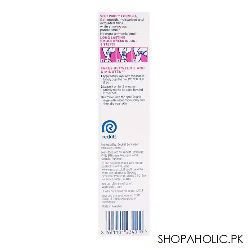 Veet Pure Shea Butter Normal Skin Hair Removal Cream, 50g - Image 4