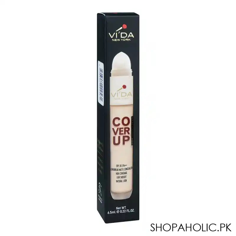 Vi'da New York Cover Up Concealer & Corrector, High Coverage, Lightweight, SPF 20, PA+++, 16 Light - Image 7