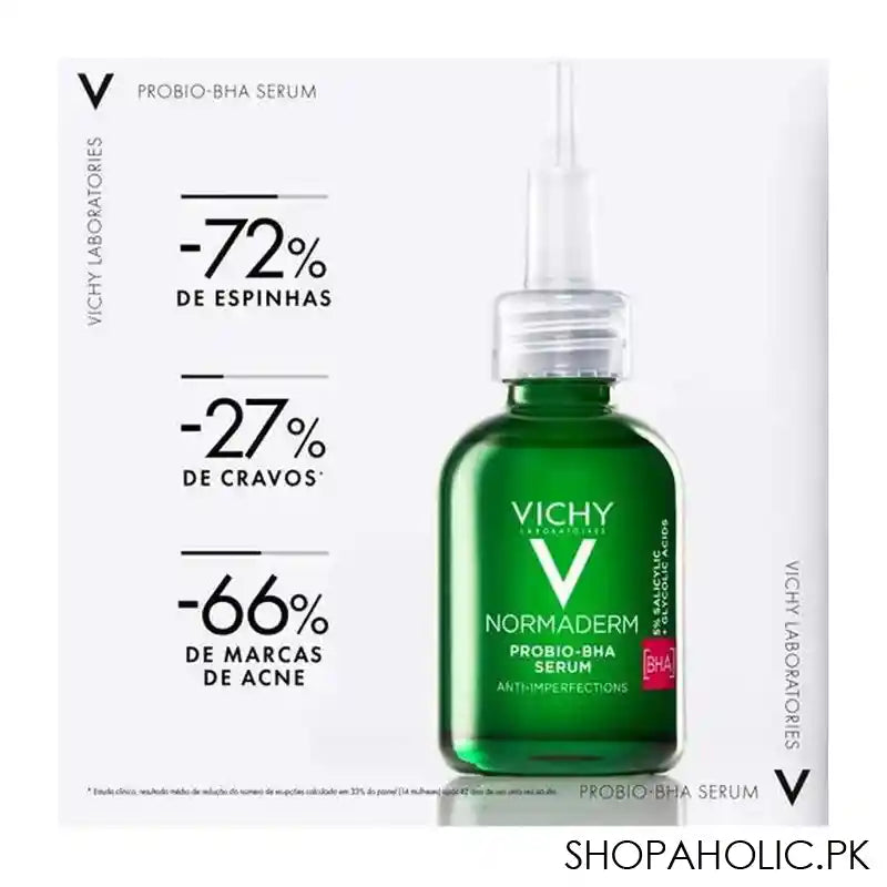 Vichy Normaderm Probio-Bha Anti-Imperfections Serum, For Oily Acne-Prone Skin, 30ml - Image 2