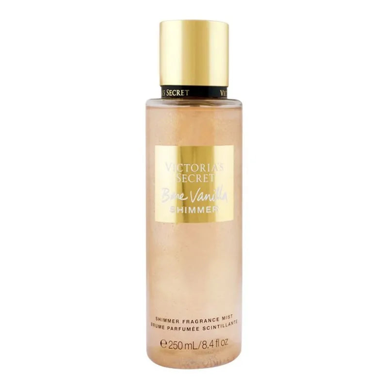 victoria secret bare vanilla shimmer fragrance mist, 250ml main image