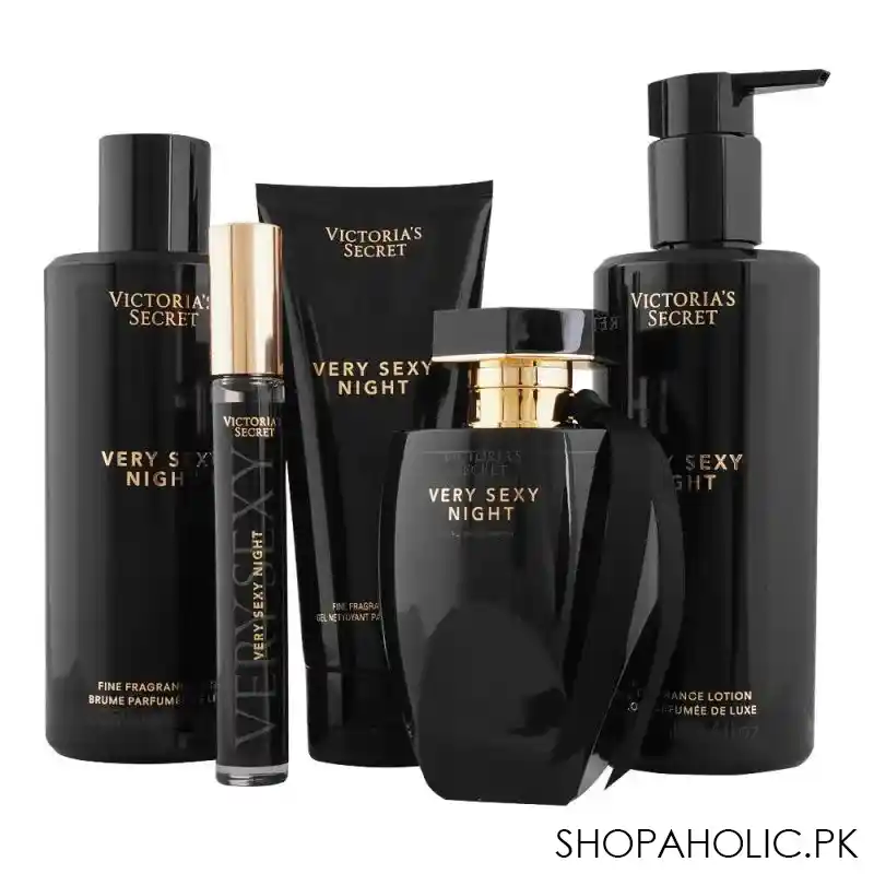 victoria secret very sexy night edp 100+edp 7ml+wash 100+mist 250ml+lotion 250ml image3