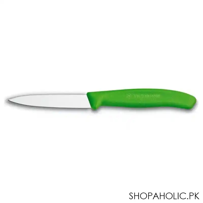 victorinox swiss classic paring knife, 3.14 inches, green, 6.7606.l114 main image