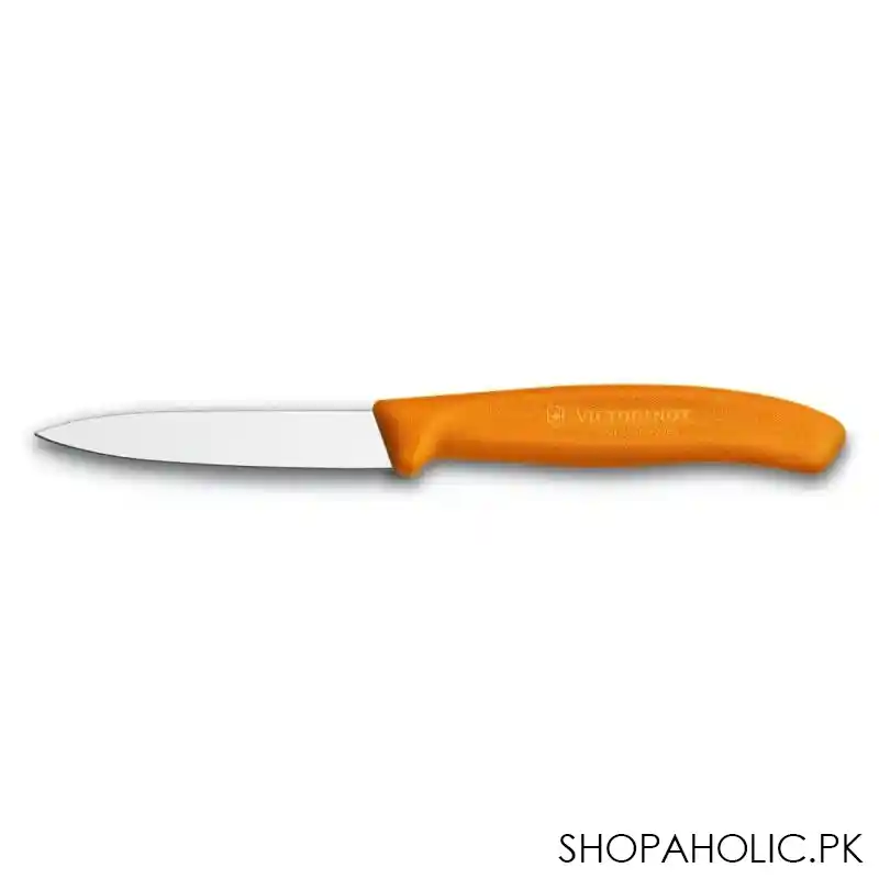 victorinox swiss classic paring knife, 3.14 inches, orange, 6.7606.l119 main image