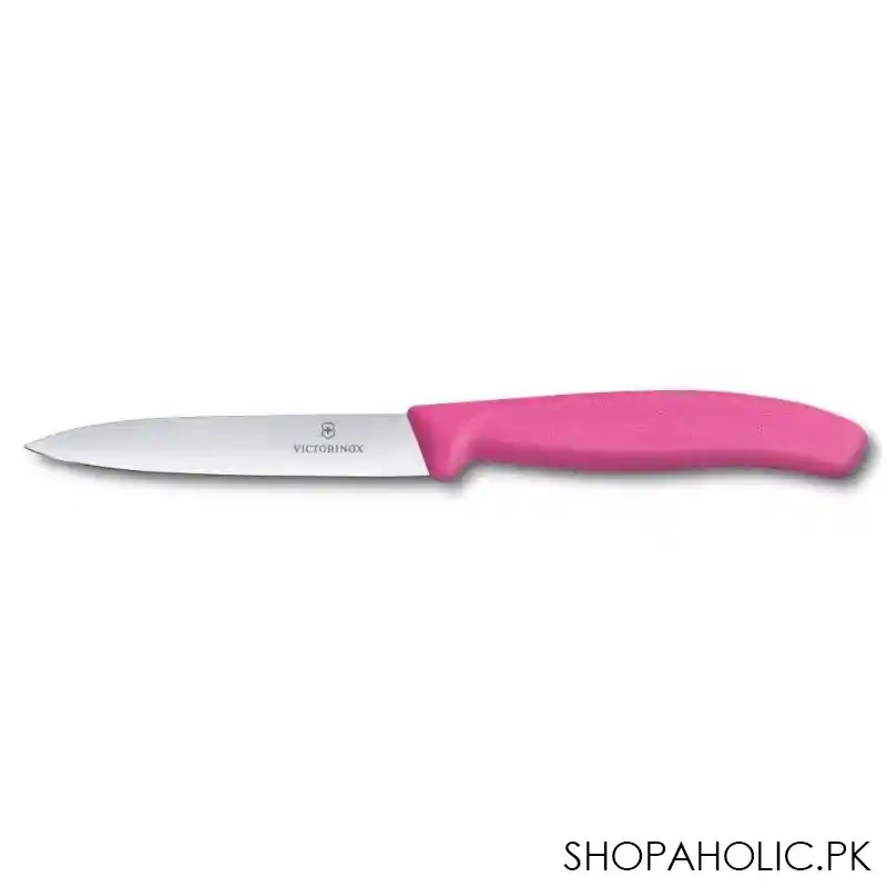 victorinox swiss classic paring knife, 3.9 inches, pink, 6.7706.l115 main image