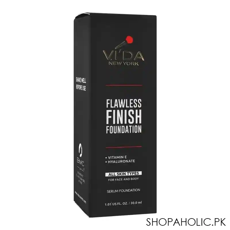 vi'da new york flawless finish foundation, 301 natural beige image3