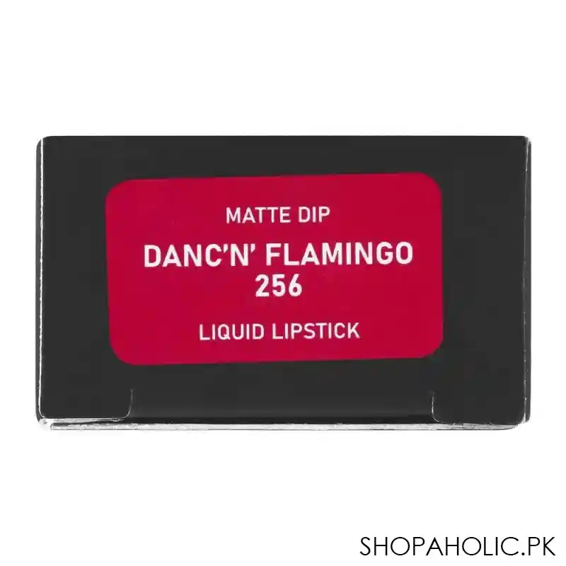 vi'da new york matte dip liquid lipstick, 256 danc 'n' flamingo image5