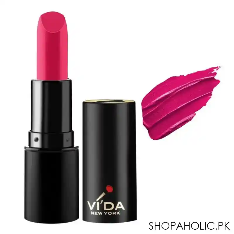 vi'da new york matte matters lipstick, 151 bam bam main image