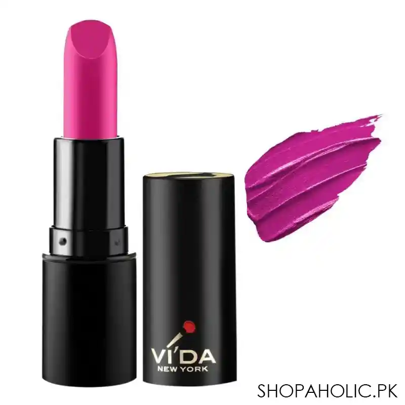 vi'da new york matte matters lipstick, 203 rock out main image