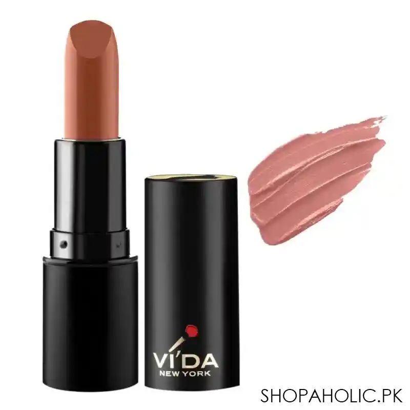 vi'da new york matte matters lipstick, 453 sand castle main image