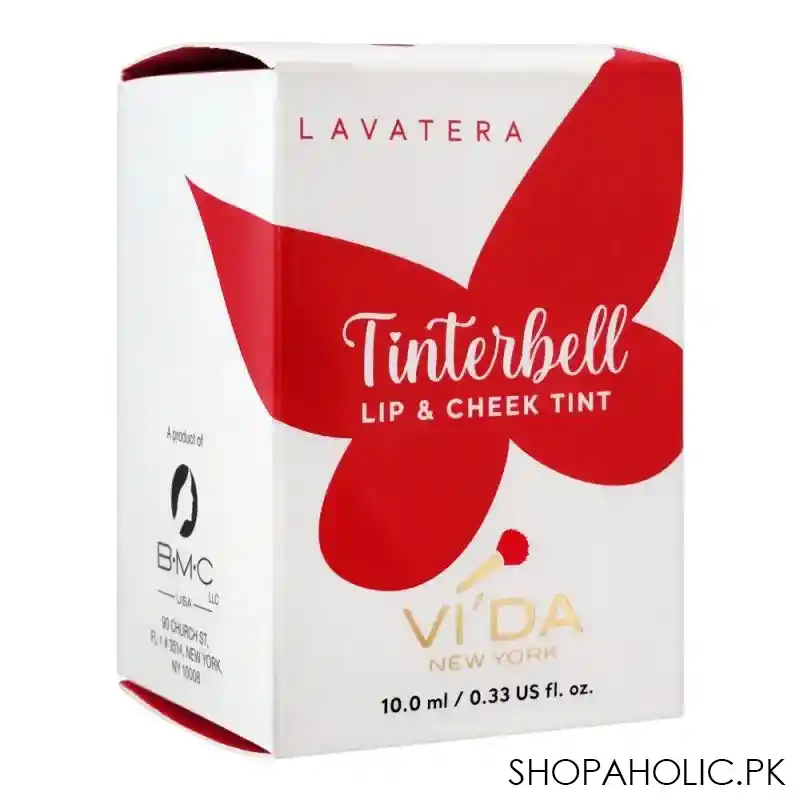 vi'da new york tinterbell lip & cheek, tint lavatera image2