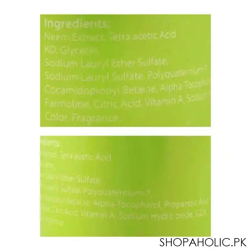 vince detoxifying neem active face wash, 100ml image4