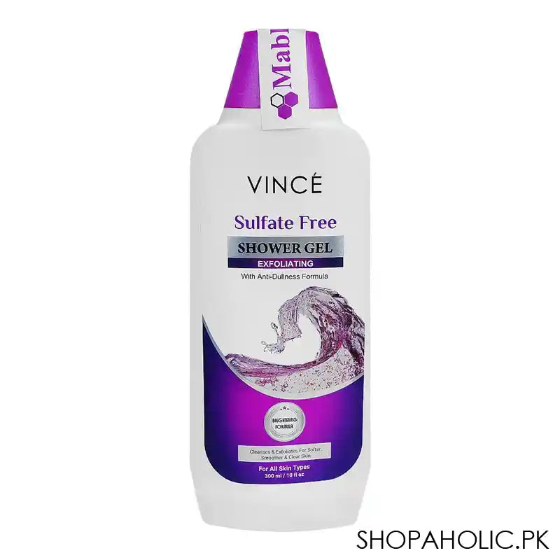 Vince Exfoliating Anti-Dullness Sulfate Free Shower Gel, 300ml - Main Image