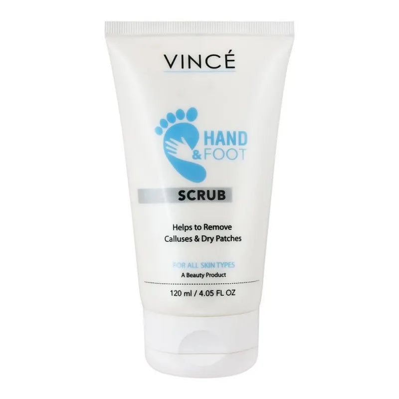 vince hand & foot scrub, for all skin types, 120ml main image