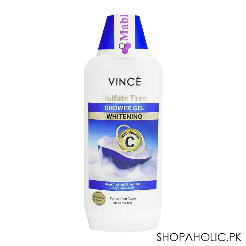 Vince Whitening With Vitamin C Sulfate Free Shower Gel, 300ml - Main Image