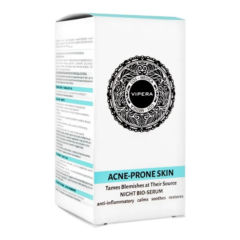 vipera acne prone skin night bio serum, 30ml image2