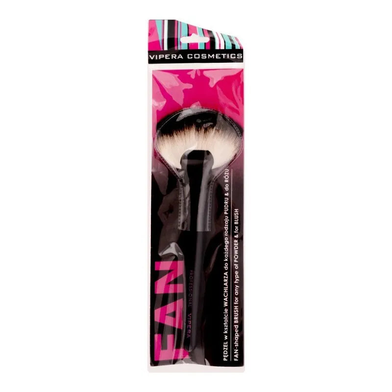 vipera fan shaped powder & blush brush image2