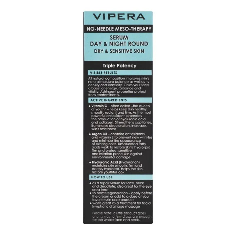 vipera meso therapy vitamin c argan oil hyaluronan serum, 15ml image2