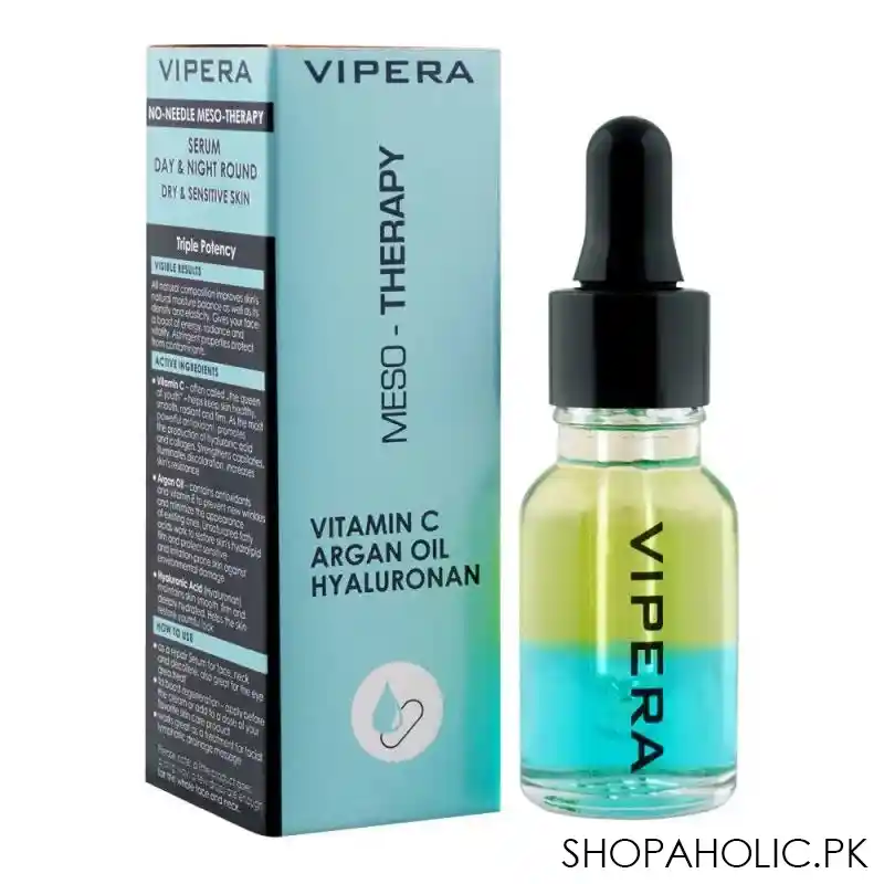 vipera meso therapy vitamin c argan oil hyaluronan serum, 15ml main image