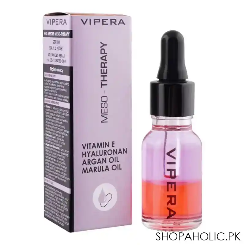 vipera meso therapy vitamin e hyaluronan argan & marula oil, 15ml main image