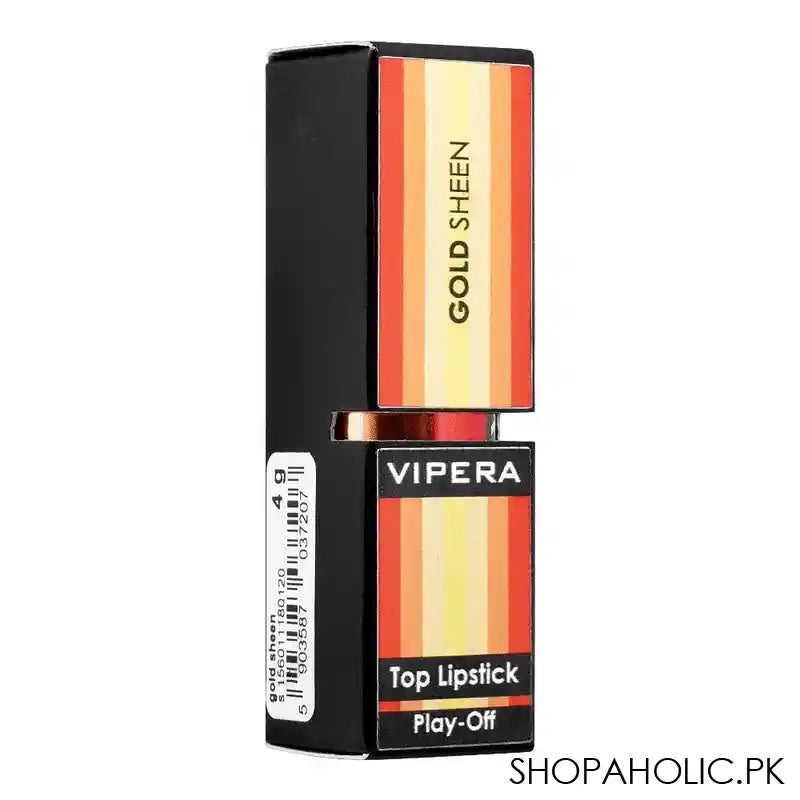 Vipera Play Off Top Lipstick, Gold Sheen - Image 6