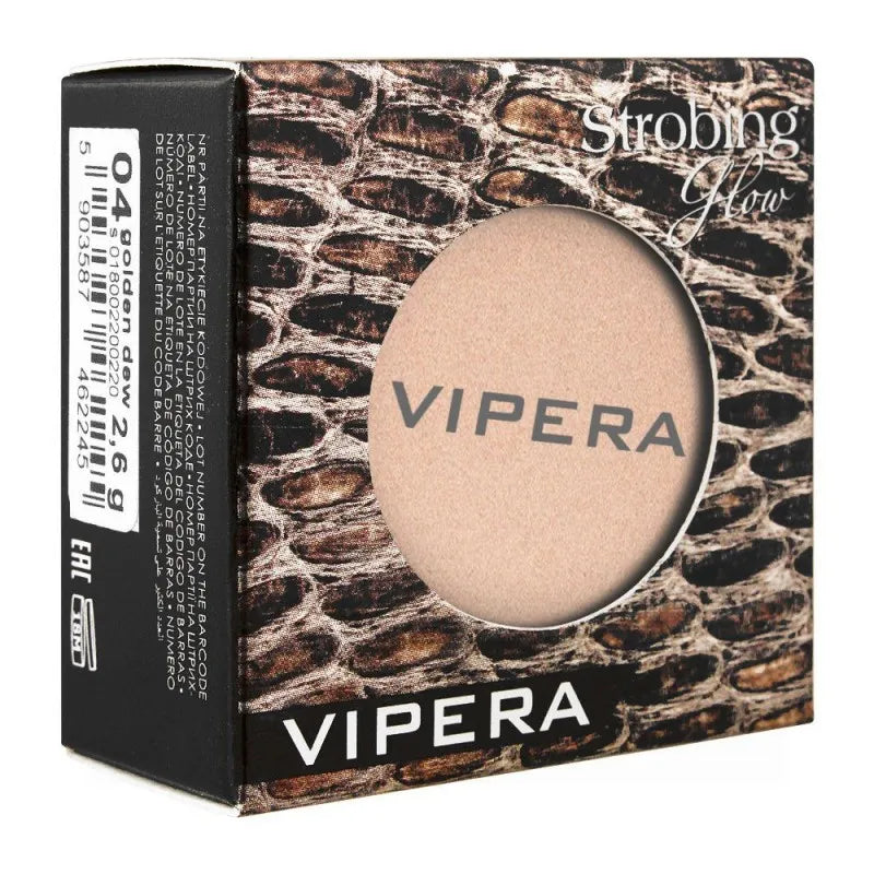 vipera strobing glow dry skin highlighter, 04 golden dew image2