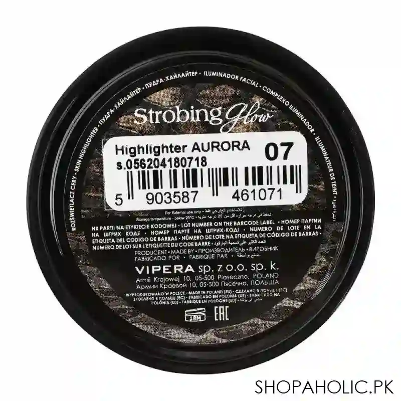 vipera strobing glow highlighter, 07 aurora image3