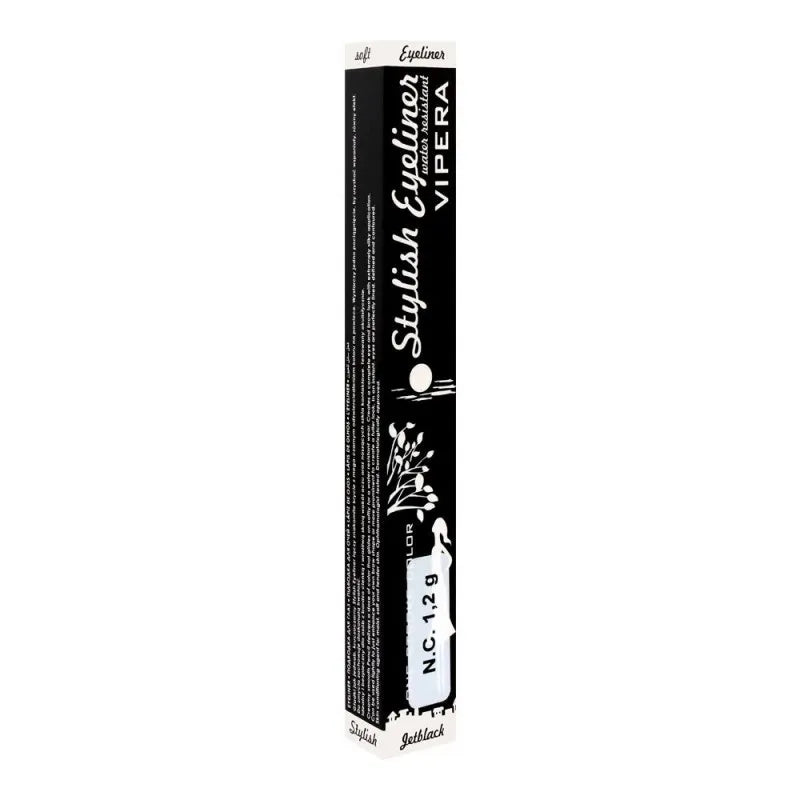 vipera stylish water resistant eye liner, jet black image2