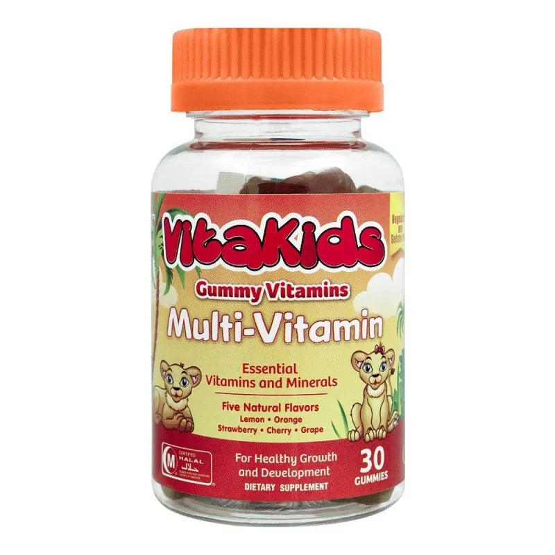 vitakids multi vitamins gummies, five flavors, 30 gummies main image