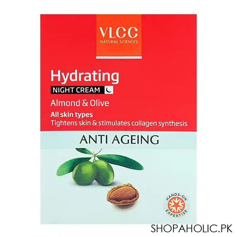 VLCC Natural Sciences Anti Ageing Hydrating Night Cream 50g - Image 3