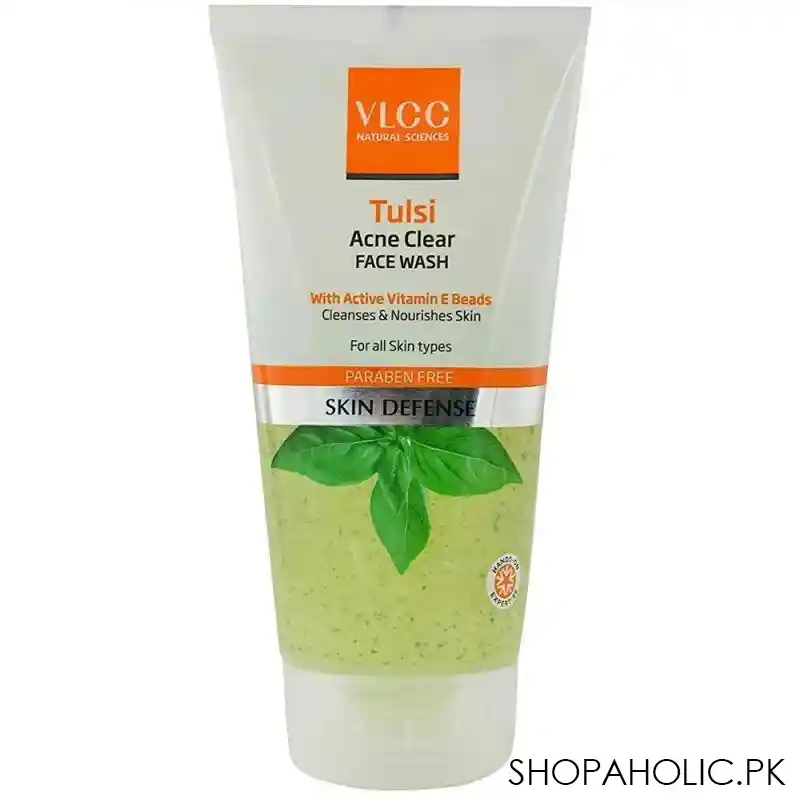 vlcc natural sciences tulsi ance clear face wash 150ml main image