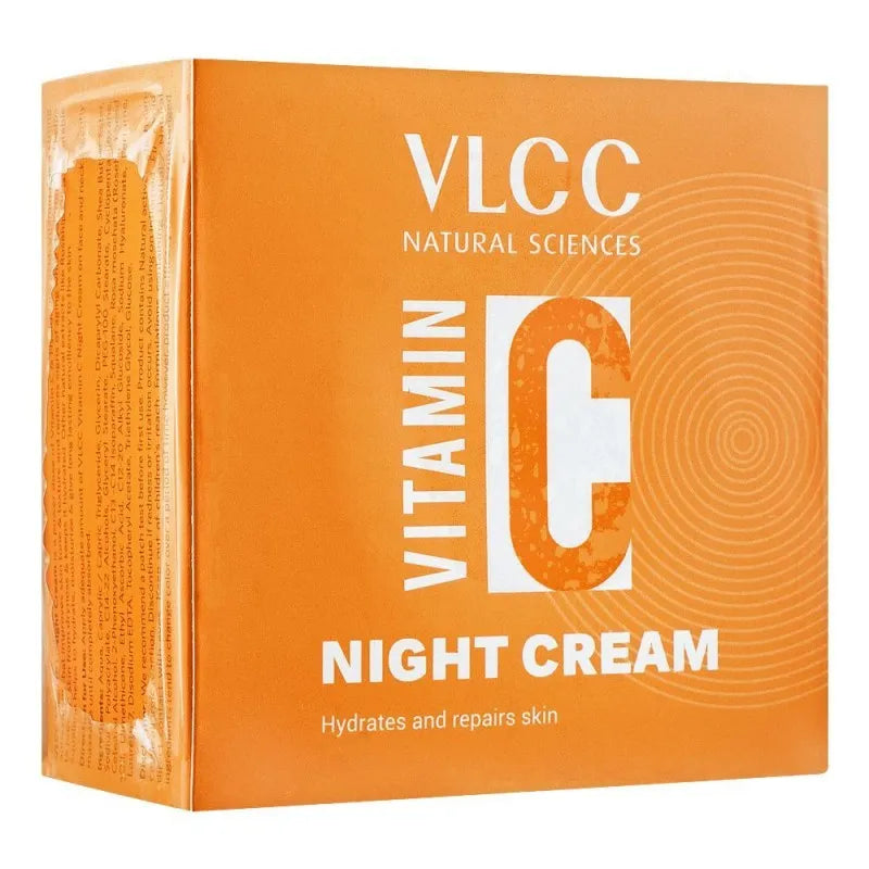 vlcc natural sciences vitamin c night cream, hydrates & repairs skin, 50g image2