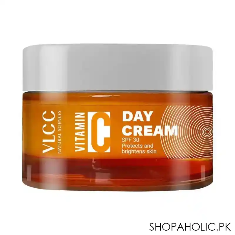 vlcc natural sciences vitamin c spf30 day cream, protects & brightens skin, 50g main image