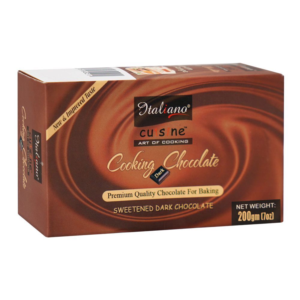 Italiano Cooking Chocolate, Sweetened Dark Chocolate, 220g - Main Image