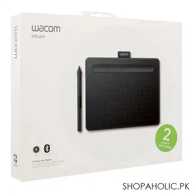 wacom intuos creative pen bluetooth tablet, black, ctl 4100wl/ko c image3