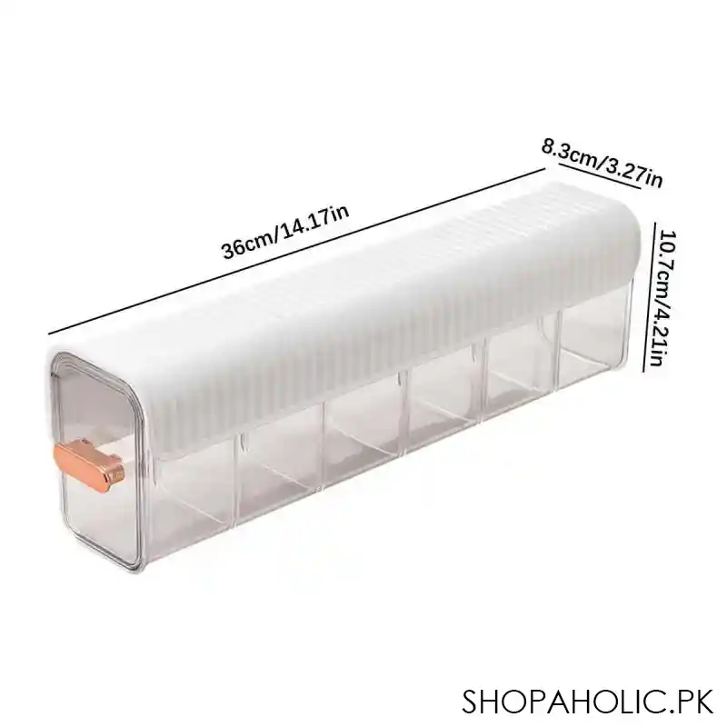 wall hanging transparent undergarments storage box organizer image3