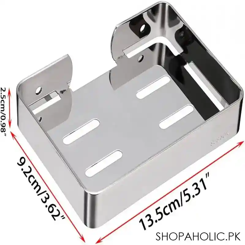 wall mounted 304 stainless steel soap dish holder for bathroom shower soap holder image2