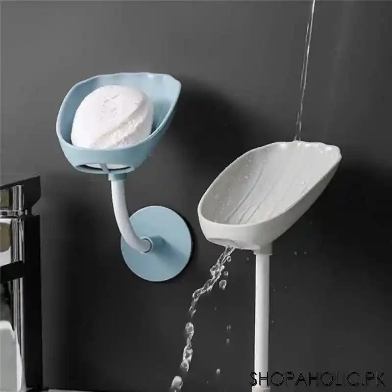 wall mounted creative suction cup drain soap holder main image