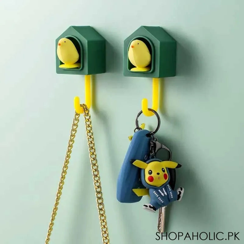 wall mounted cute movable bird hook (1 piece) image5