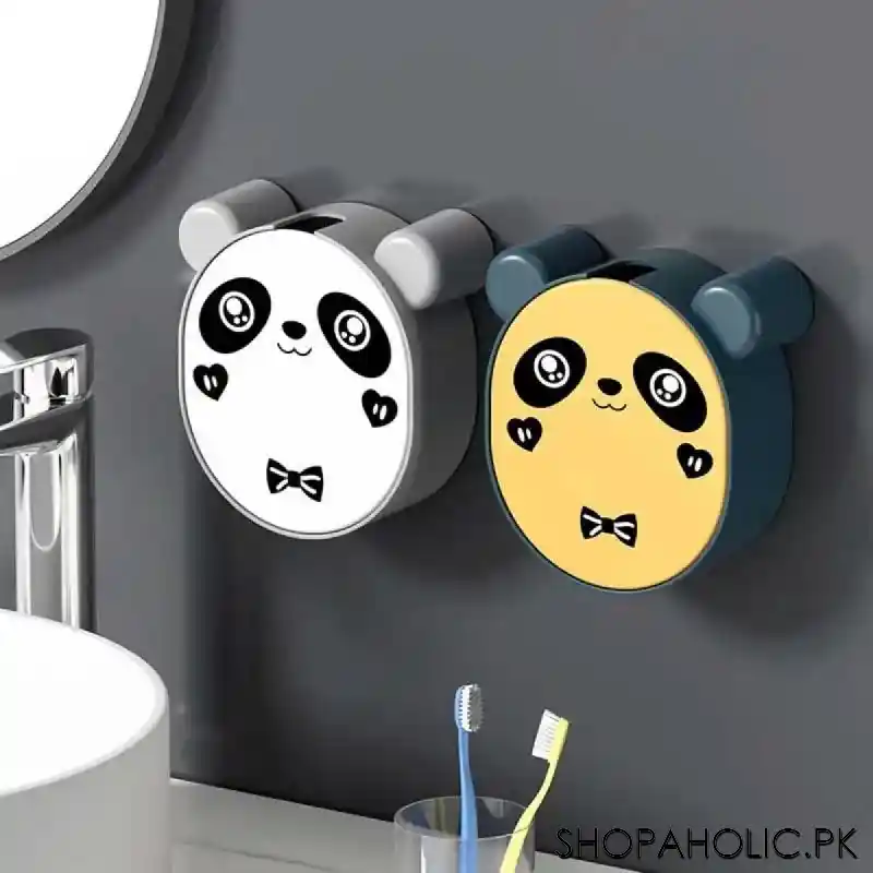 wall mounted cute panda soap box main image