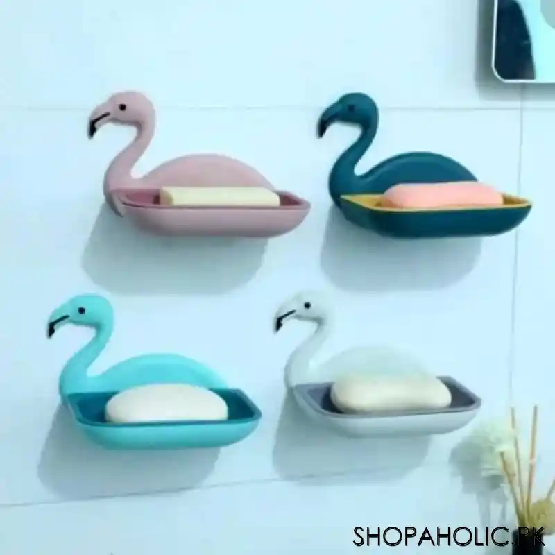 wall mounted flamingo soap holder image3