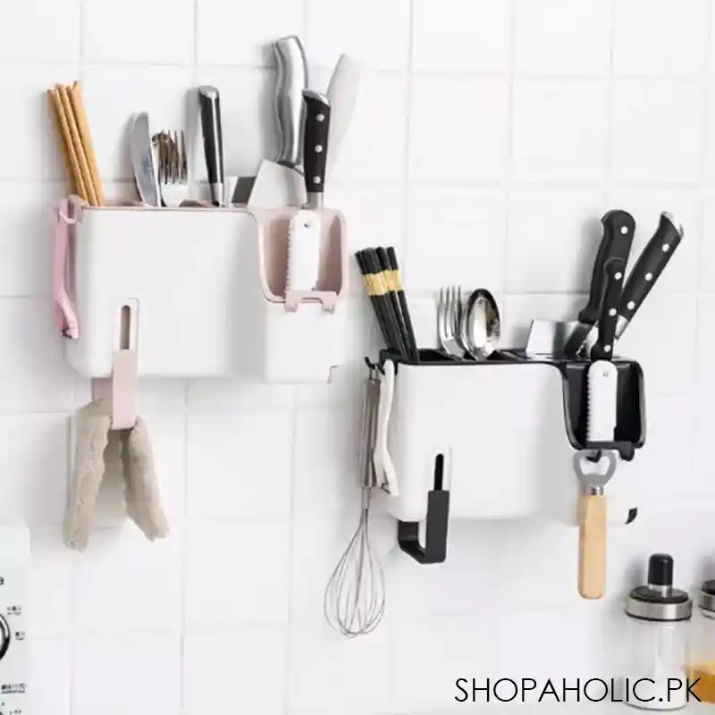 wall mounted kitchen utensils holder main image