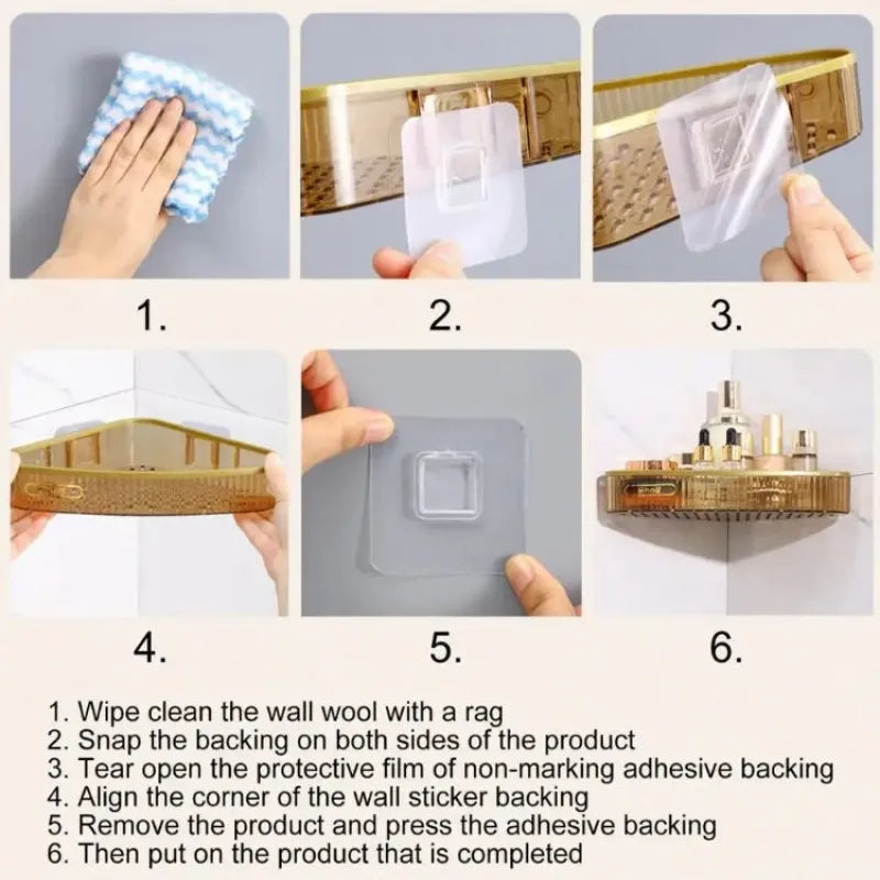 wall mounted luxury corner organizer image5