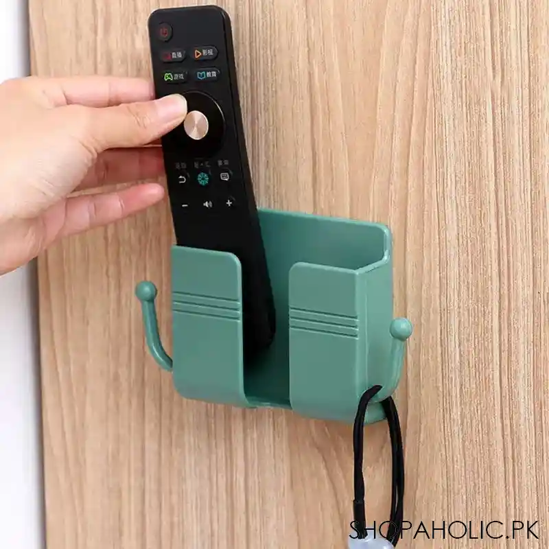 wall mounted mobile charging holder with dual hook image5