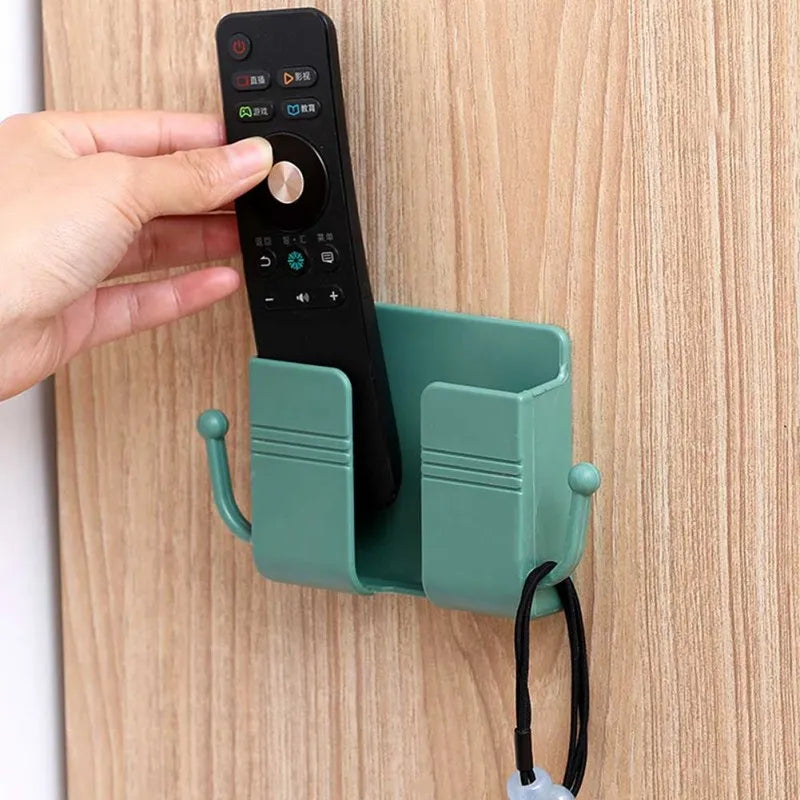 wall mounted mobile charging holder with dual hook image5