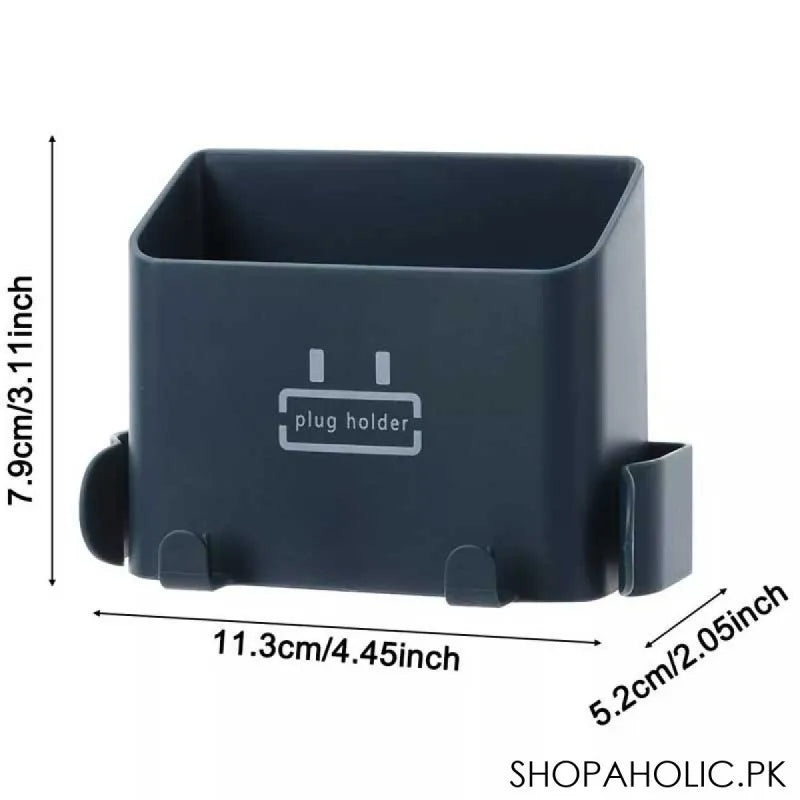 wall mounted mobile phone plug holder image2