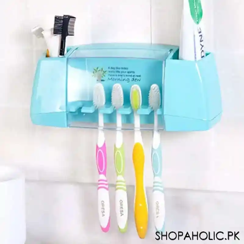 wall mounted multifunctional toothbrush holder image3