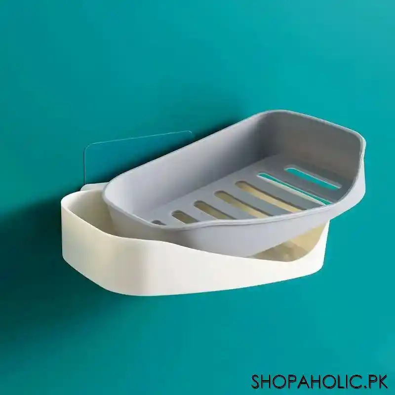 wall mounted self adhesive soap dish holder image5