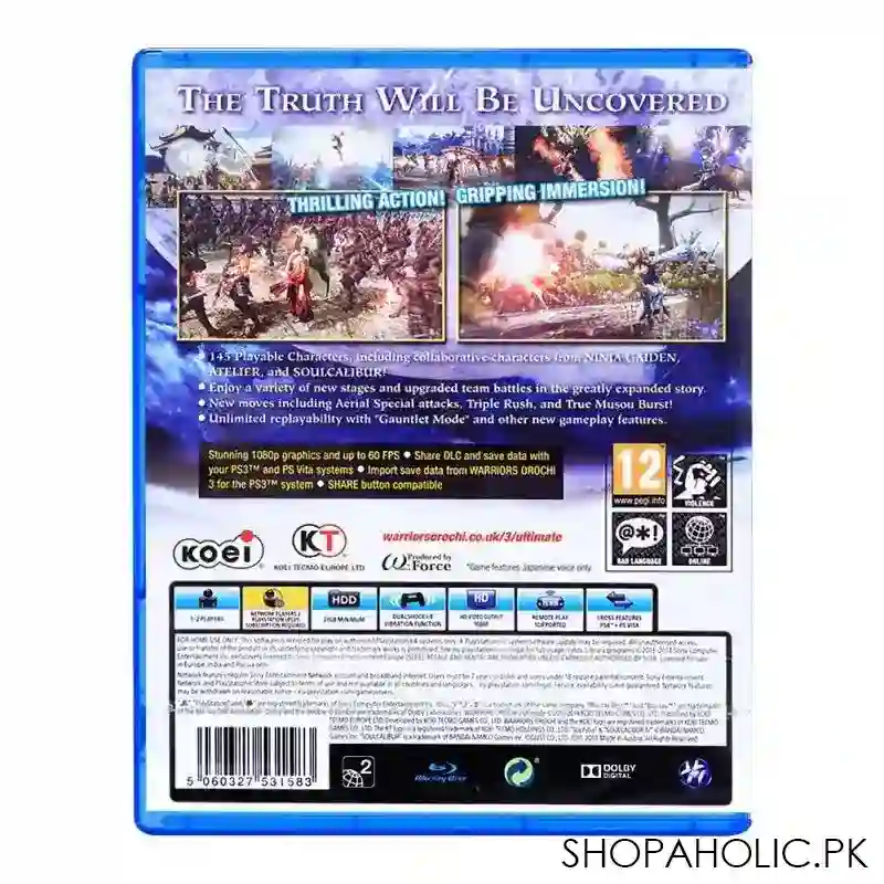 warriors orochi ultimate 3   playstation 4 (ps4) image2